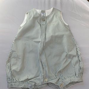 Baby Boy “Billionaire” Striped One Piece size 1 months romper